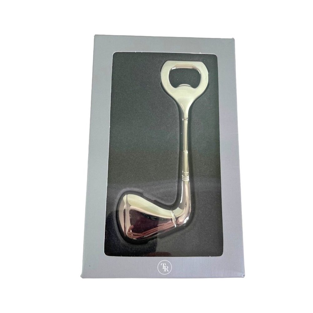Chrome Golf Club Bottle Opener by Things Remembered 6" NEW NIB